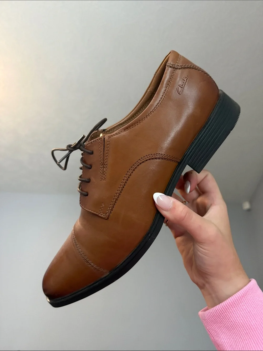 Clarks Mens Whiddon Oxford Shoes